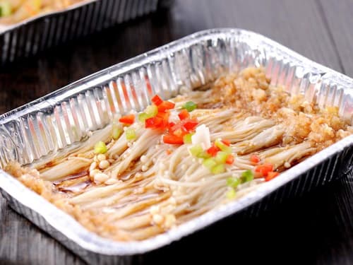 顺庆锡纸烤金针菇